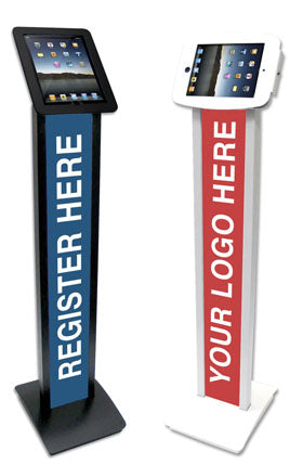 Brandable VESA Mount Security Floor Stand-DROP STATION