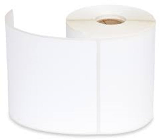 DIRECT THERMAL 4" x 6" LABELS, HALF CASE,  6 rolls per case, Large Roll with 475 labels