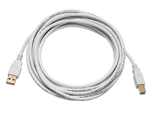 USB Cable - USB 2.0 A to B Cable White
